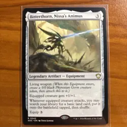 Bitterthorn, Nissa's Animus - 343 - NM - Commander: Secrets of Strixhaven - Image 1