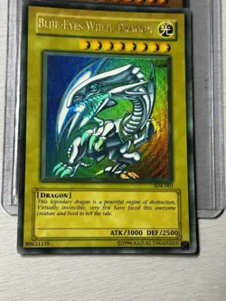 Yugioh 2002 Blue-Eyes White Dragon SDK-001 Heavy Faded HP - Image 4