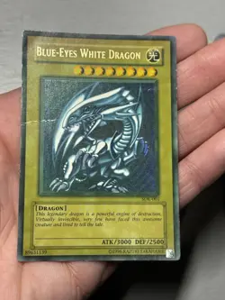 Yugioh 2002 Blue-Eyes White Dragon SDK-001 Heavy Faded HP - Image 5