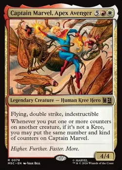 Captain Marvel, Apex Avenger MSC NM MTG - Image 1