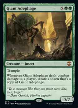 x1 Giant Adephage M MTG Commander Streets of New Capenna M/NM, English - Image 1