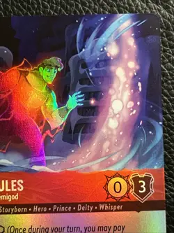 Disney Lorcana Hercules Spectral Demigod Epic Winterspell 214/204 - Image 2