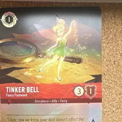 Disney Lorcana TCG Tinker Bell - Fancy Footwork 214/204 Foil - Image 3