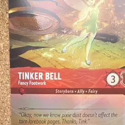 Disney Lorcana TCG Tinker Bell - Fancy Footwork 214/204 Foil - Image 4