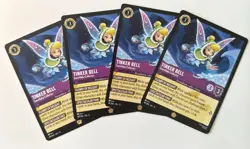 Tinker Bell Snowflake Collector 48/204 Legendary X4 Lorcana Winterspell Playset - Image 1