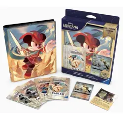 Lorcana Fabled Collection Starter Set Sealed. 4 Packs, Tinkerbell Promo, Binder! - Image 3
