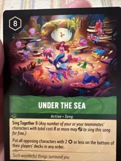 Under the Sea Lorcana Disney Ursula’s Revenge NM RARE card - Image 2