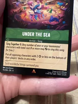 Under the Sea Lorcana Disney Ursula’s Revenge NM RARE card - Image 3