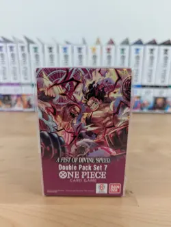 One Piece TCG Double Pack Set A Fist Of Divine Speed DP-07 New Sealed English - Image 1