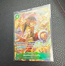Bandai One Piece CCG Monkey D. Luffy ST30-012 SR Holo Alt Art Full Art Eng - Image 1
