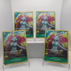 I'm Invincible Playset - ST11-005 x4 - Starter Deck 16 - One Piece TCG - Image 1