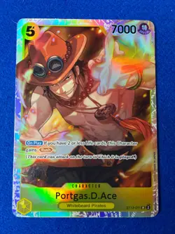 One Piece CCG - Portgas.D.Ace ST13-011 Ultra Deck: The Three Brothers Foil - Image 1