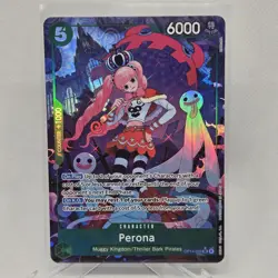 One Piece OP14-033 Perona SR Alt Art OP14 The Azure Sea's Seven English NM - Image 1