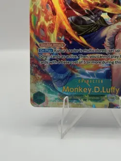 One Piece TCG Monkey D. Luffy SEC Carrying On His Will Op13-118 ENG - Image 5