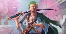 Anime one piece sword roronoa zoro green hair boys fan CCG Gaming Mat Desk - Image 1