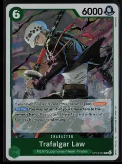 Trafalgar Law OP13-031 One Piece Carrying On His Will Rare Near Mint - Image 1