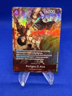 One Piece ST30 Starter Deck EX: Portgas D Ace ST30-007 Parallel Alternate Alt NM - Image 1