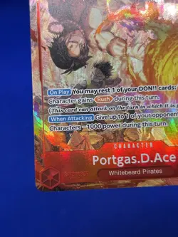 One Piece ST30 Starter Deck EX: Portgas D Ace ST30-007 Parallel Alternate Alt NM - Image 5