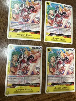 Gorgon Sisters Playset - OP14-105 x4 - The Azure Sea's Seven - One Piece TCG NM - Image 1