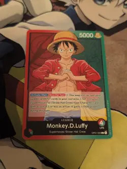 PRE-ERRATA Monkey.D.Luffy (003) OP01-003 Romance Dawn Leader - Image 1