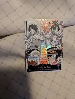 One Piece Luffy And Ace Parallel Alternate Art Leader ST30-001 - Image 1