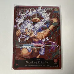 Bandai One Piece Card Game Monkey D. Luffy ST21-001 Leader English 5000 Power - Image 1