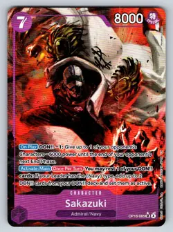 SAKAZUKI (ALTERNATE ART) OP16-065 THE TIME OF BATTLE FOIL - Image 1