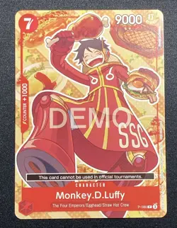 Monkey D Luffy Promo Demo #P-080 Bandai 2026 One Piece Non-Foil - Image 1