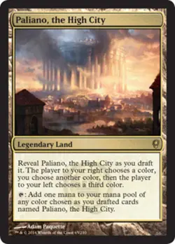 Mint/Near-Mint, English - 1 x MTG Paliano, the High City - Foil Conspiracy - Image 1