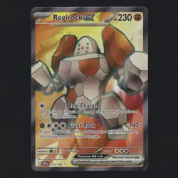 Regirock Ex 214/182 Destined Rivals Full Art Ultra Rare Pokemon TCG NM 🔥 - Image 1