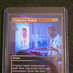 Permission Denied Borderless Jurassic Park MTG - Image 1