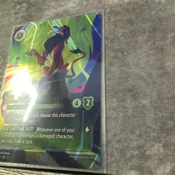 Lorcana Scar - Vengeful Lion (Enchanted) NM Holofoil Shimmering Skies - Image 2