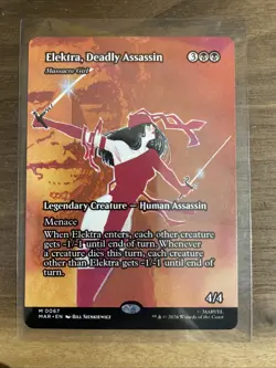 Elektra, Deadly Assassin (Massacre Girl) Marvel Super Heroes Borderless Mythic - Image 1