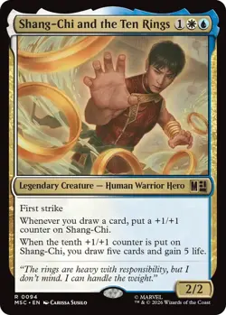 Shang-Chi and the Ten Rings Light Play, English Magic the Gathering MTG Commande - Image 1