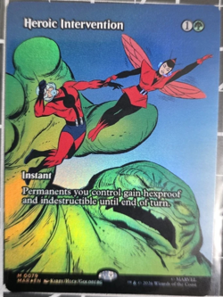 Heroic Intervention MAR 0079 Borderless Foil MTG Marvel Universe NM/M - Image 1