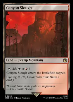 MTG Canyon Slough ** Doctor Who ** English (NM) - Image 1