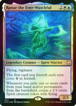 MTG Ranar the Ever-Watchful Foil ** Kaldheim Commander ** English (NM) - Image 1