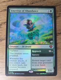 Emeritus of Abundance Secrets of Strixhaven Foil MTG NM - Image 1