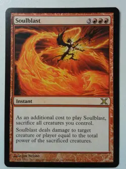 Soulblast *Rare* Magic MtG x1 Tenth 10th Edition SP - Image 1