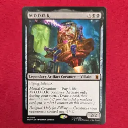 Wizards of the Coast MTG M.O.D.O.K. Marvel Super Heroes 0106 Mythic Black EN - Image 1