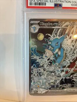 2024 POKEMON SVP EN-SV BLACK STAR PROMO #131 KINGDRA EX PSA 9 - Image 3