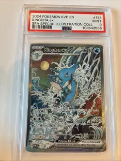 2024 POKEMON SVP EN-SV BLACK STAR PROMO #131 KINGDRA EX PSA 9 - Image 4
