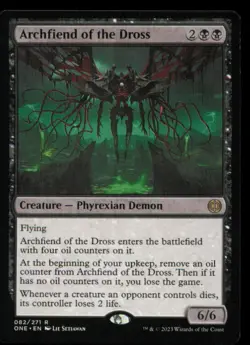 Archfiend of the Dross 82 Phyrexia: All Will Be One Magic: The Gathering Foil - Image 1