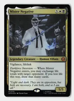 Mister Negative 135 Mythic Marvel's Spider-Man Magic: The Gathering Foil NM - Image 1