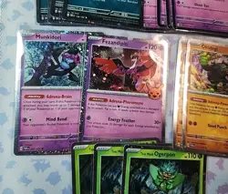 25× Pokemon Halloween Stamped Cosmos Holo Lot SWIRL - Image 4