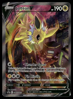 Pokemon Cards Jolteon V SWSH183 Sword & Shield Promo NM - Image 1
