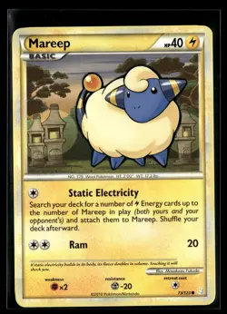 Mareep 73/123 HeartGold & SoulSilver Common Pokemon - Image 1