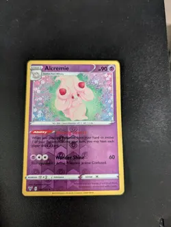 Alcremie 081/185 Rare Vivid Voltage Pokemon Reverse Holo Near Mint - Image 1
