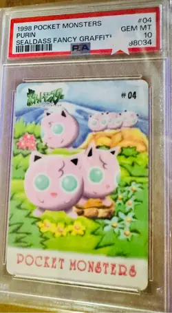 LOW POP 1998 Pocket Monster ( Jigglypuff) Purin Sealdass Fancy Graffiti - Image 1