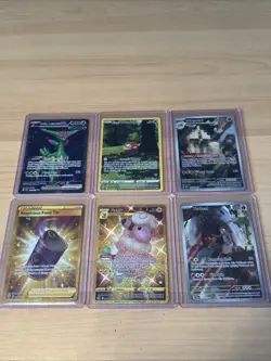 Pokemon Tcg Lot Of Ultra Rares & Illustration Rares Torkoal Flaaffy Iron Leaves - Image 1